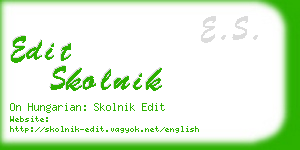 edit skolnik business card